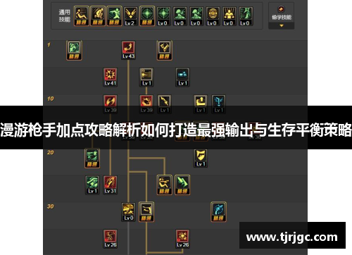 漫游枪手加点攻略解析如何打造最强输出与生存平衡策略